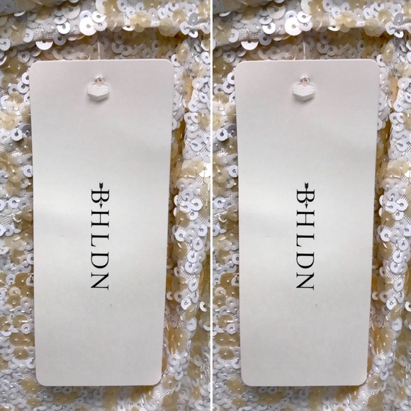 BHLDN Badgley Mischka Bette Gown Sequins Wedding - Picture 8 of 8